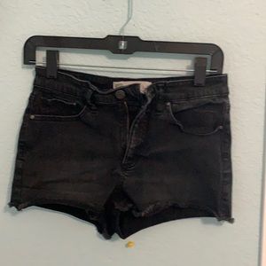 women’s black shorts